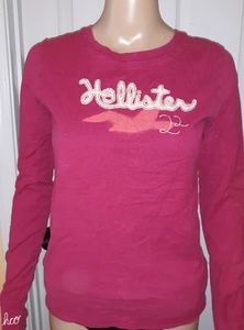 Hollister long sleeve logo tee